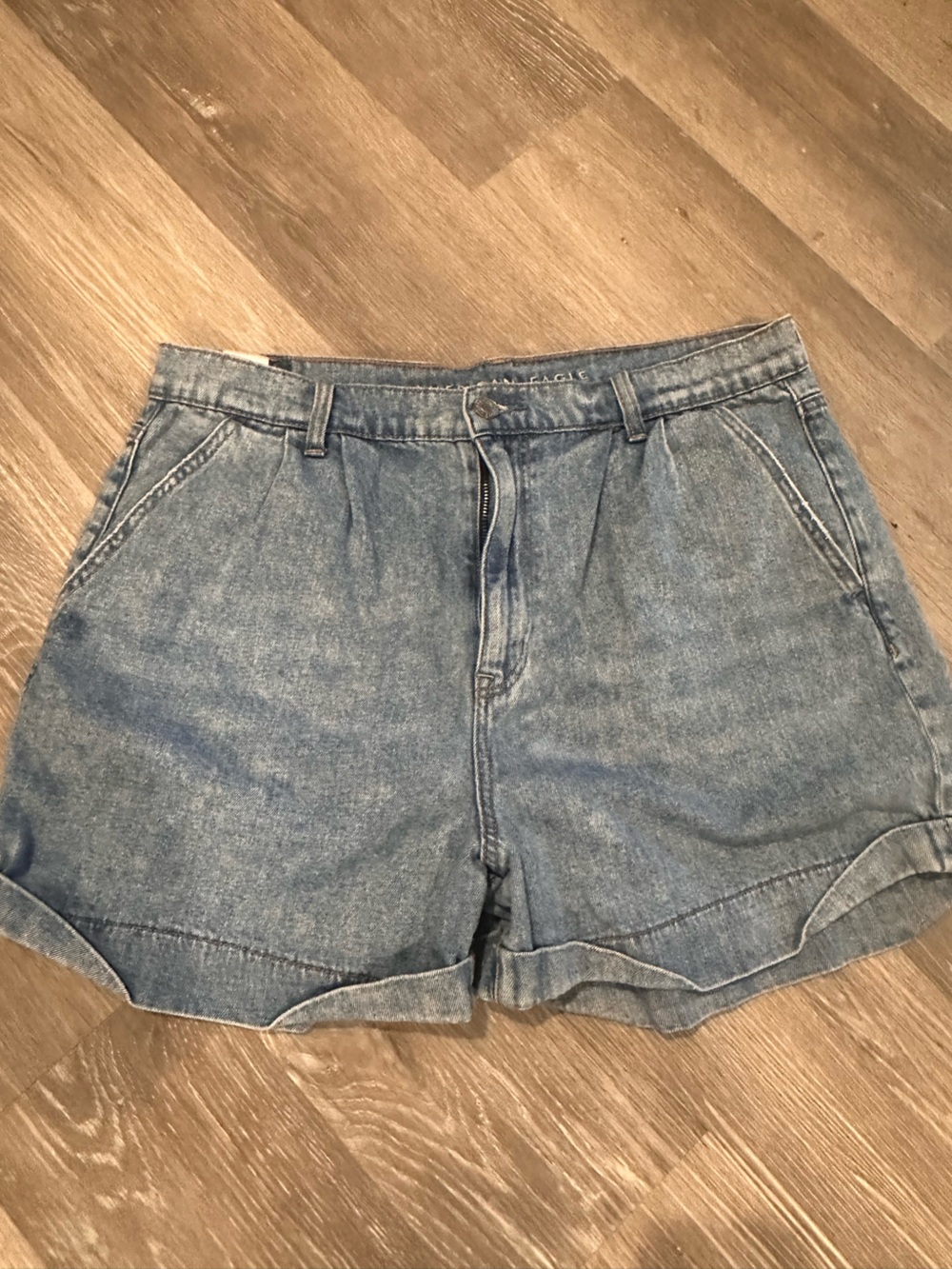 American Eagle Outfitters Light Blue Denim Shorts